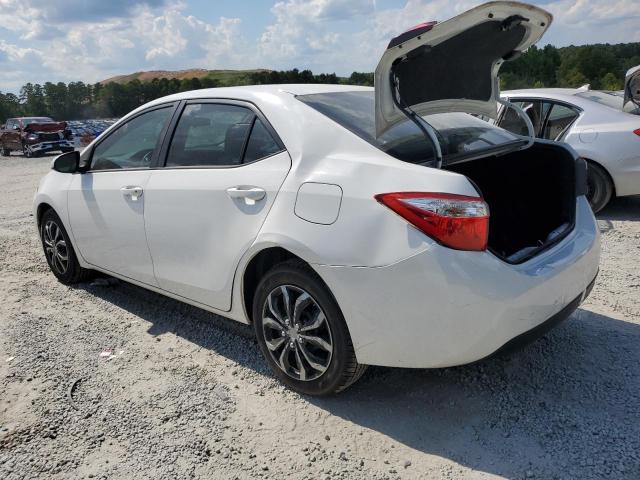 2T1BURHE5FC445298 - 2015 TOYOTA COROLLA L WHITE photo 2