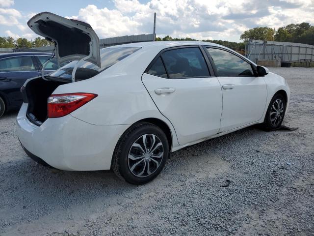2T1BURHE5FC445298 - 2015 TOYOTA COROLLA L WHITE photo 3