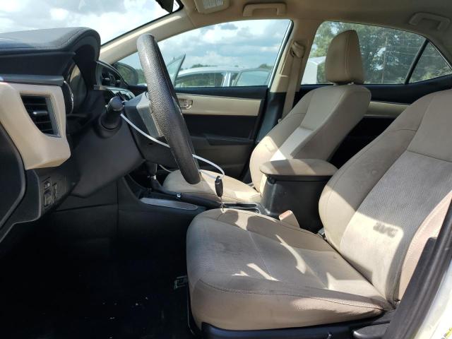 2T1BURHE5FC445298 - 2015 TOYOTA COROLLA L WHITE photo 7