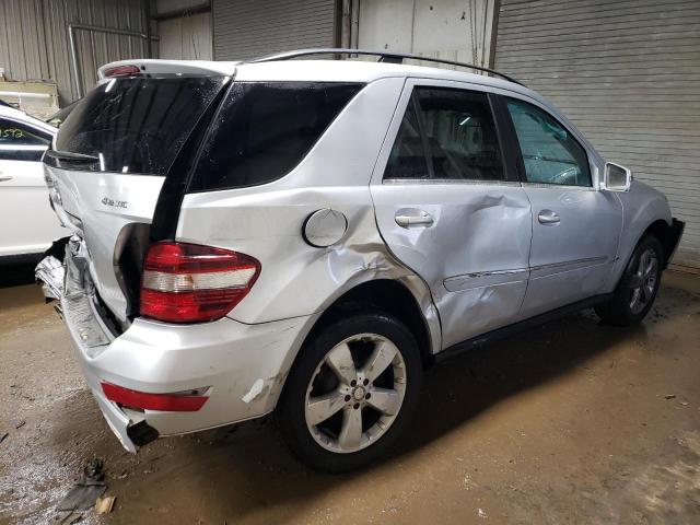 4JGBB8GB9BA649006 - 2011 MERCEDES-BENZ ML 350 4MATIC SILVER photo 3
