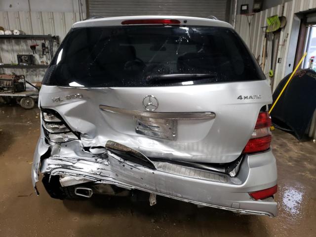 4JGBB8GB9BA649006 - 2011 MERCEDES-BENZ ML 350 4MATIC SILVER photo 6