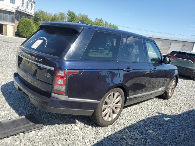 SALGS2FV4HA366601 - 2017 LAND ROVER RANGE ROVE HSE BLUE photo 3