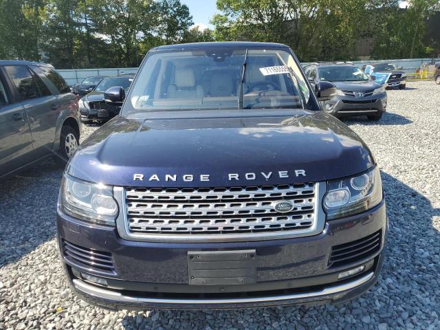 SALGS2FV4HA366601 - 2017 LAND ROVER RANGE ROVE HSE BLUE photo 5