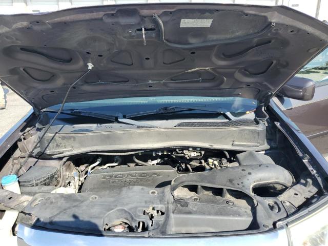 5FNYF4H53DB004799 - 2013 HONDA PILOT EXL BURGUNDY photo 12