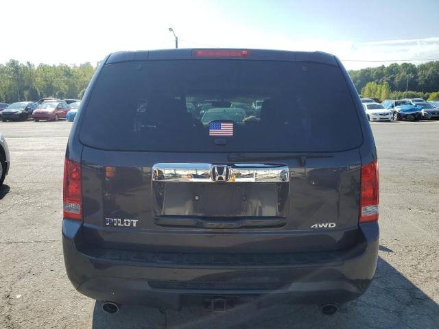 5FNYF4H53DB004799 - 2013 HONDA PILOT EXL BURGUNDY photo 6