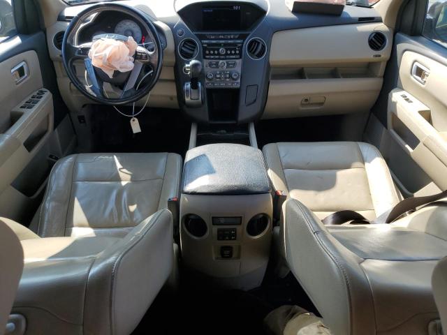 5FNYF4H53DB004799 - 2013 HONDA PILOT EXL BURGUNDY photo 8