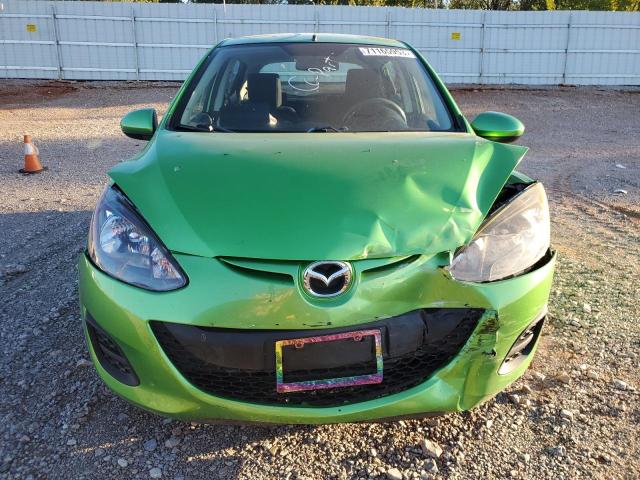 JM1DE1KY7C0144662 - 2012 MAZDA 2 GREEN photo 5