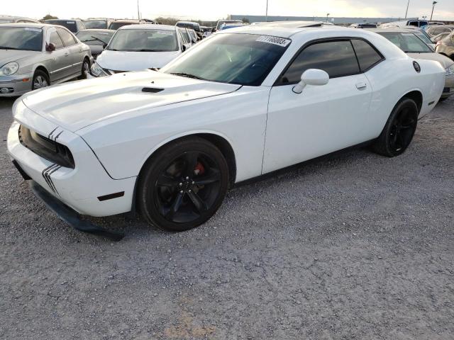 2C3CDYAG6EH233125 - 2014 DODGE CHALLENGER SXT WHITE photo 1