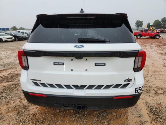 1FM5K8AB6SGA77637 - 2025 FORD EXPLORER POLICE INTERCEPTOR Biały zdjęcie 6