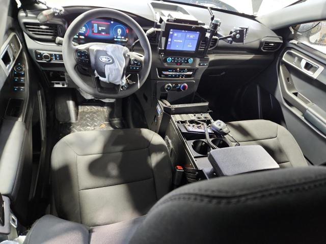 1FM5K8AB6SGA77637 - 2025 FORD EXPLORER POLICE INTERCEPTOR Biały zdjęcie 8