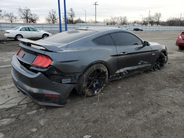 1FA6P8CF1K5142521 - 2019 FORD MUSTANG GT GRAY photo 3