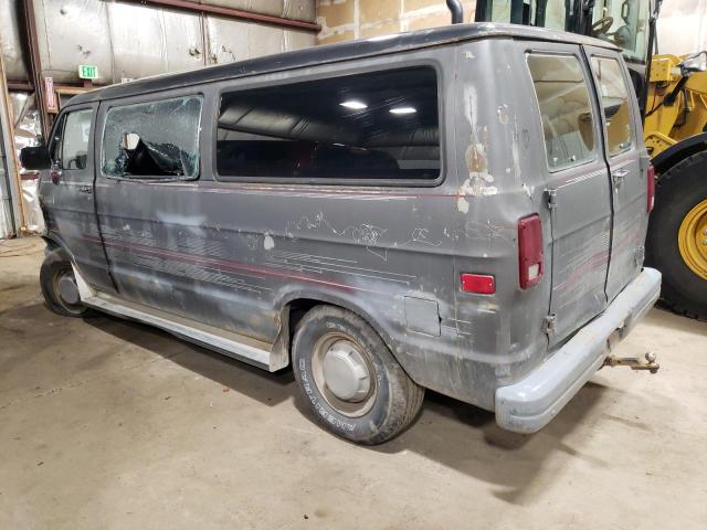 2B5WB35Y6LK771451 - 1990 DODGE RAM WAGON B350 BUS GRAY photo 2