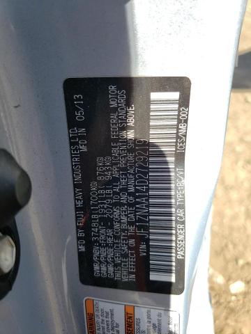 JF1ZNAA14D2729219 - 2013 TOYOTA SCION FR-S ნაცრისფერი ფოტო 12