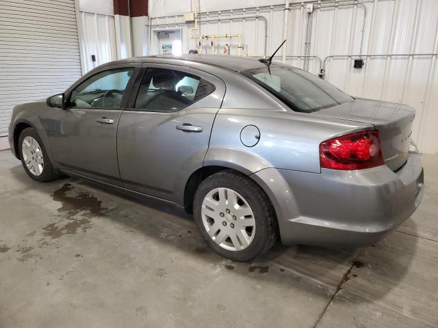 1C3CDZAB3DN722775 - 2013 DODGE AVENGER SE GRAY photo 2