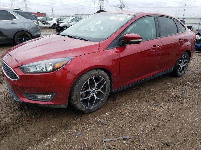 1FADP3H20HL257695 - 2017 FORD FOCUS SEL RED photo 1