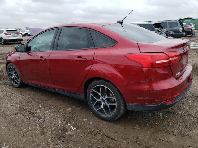 1FADP3H20HL257695 - 2017 FORD FOCUS SEL RED photo 2