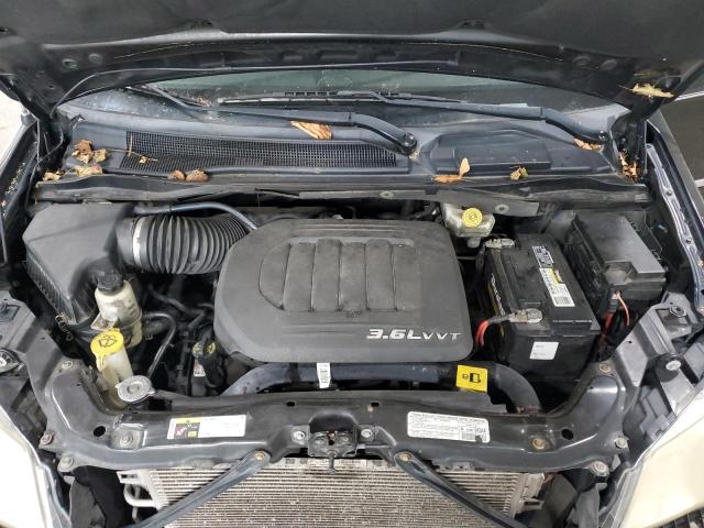 2C4RC1BG5DR712000 - 2013 CHRYSLER TOWN & COU TOURING BLACK photo 12