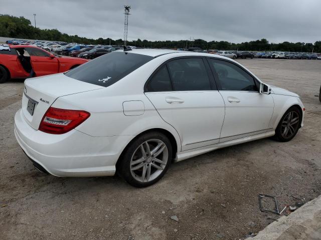WDDGF8AB4DG104389 - 2013 MERCEDES-BENZ C 300 4MATIC WHITE photo 3