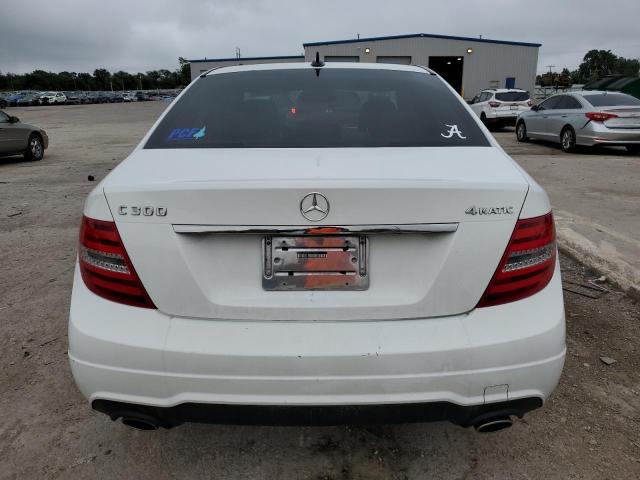 WDDGF8AB4DG104389 - 2013 MERCEDES-BENZ C 300 4MATIC WHITE photo 6