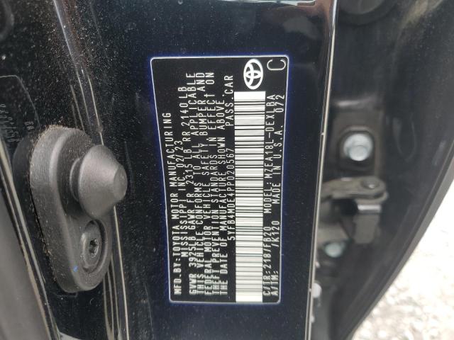 5YFB4MDE4PP020567 - 2023 TOYOTA COROLLA LE Қара фото 12