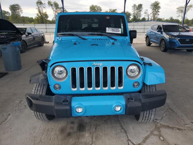 1C4BJWEG4HL578241 - 2017 JEEP WRANGLER U SAHARA BLUE photo 5