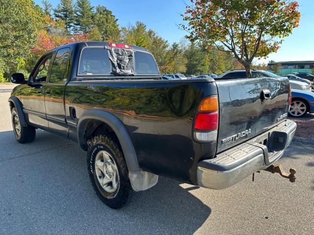 5TBBT44162S261846 - 2002 TOYOTA TUNDRA ACCESS CAB BLACK photo 3