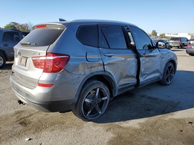 5UXWX9C54H0T07389 - 2017 BMW X3 XDRIVE28I Մոխրագույն լուսանկար 3