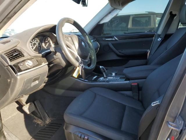 5UXWX9C54H0T07389 - 2017 BMW X3 XDRIVE28I Մոխրագույն լուսանկար 7
