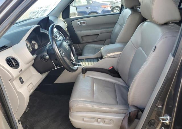 5FNYF4H63DB001751 - 2013 HONDA PILOT EXL GRAY photo 7