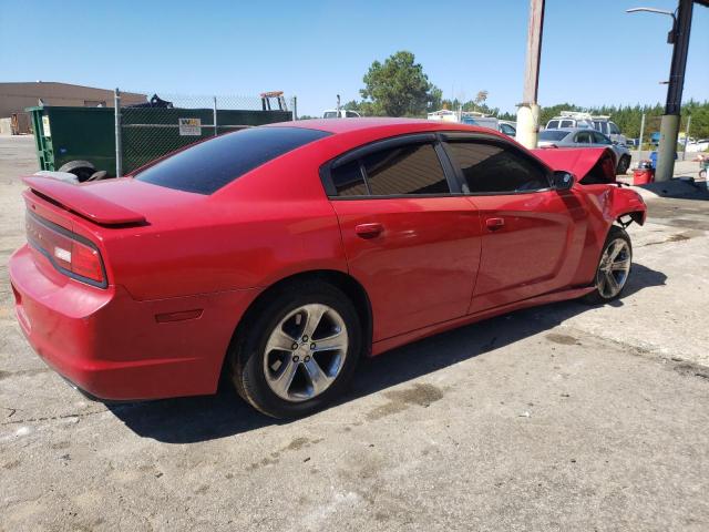 2C3CDXBG8DH522658 - 2013 DODGE CHARGER SE RED photo 3