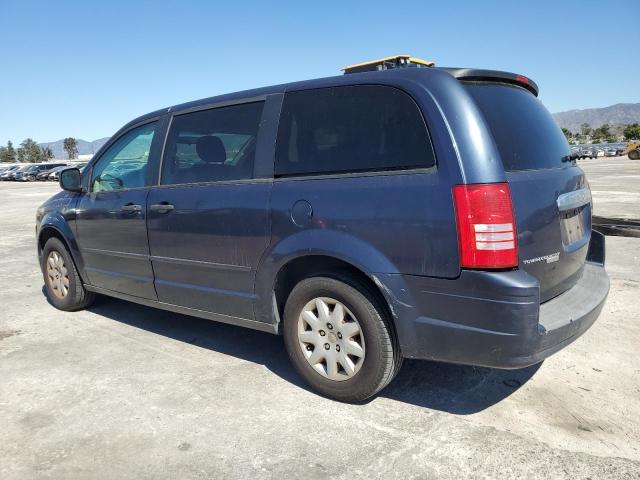 2A8HR44H28R618303 - 2008 CHRYSLER TOWN & COU LX BLUE photo 2