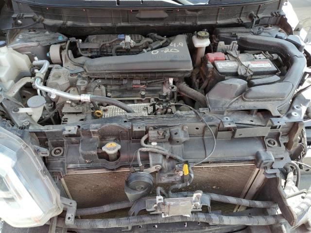 KNMAT2MV1KP523907 - 2019 NISSAN ROGUE S GRAY photo 12