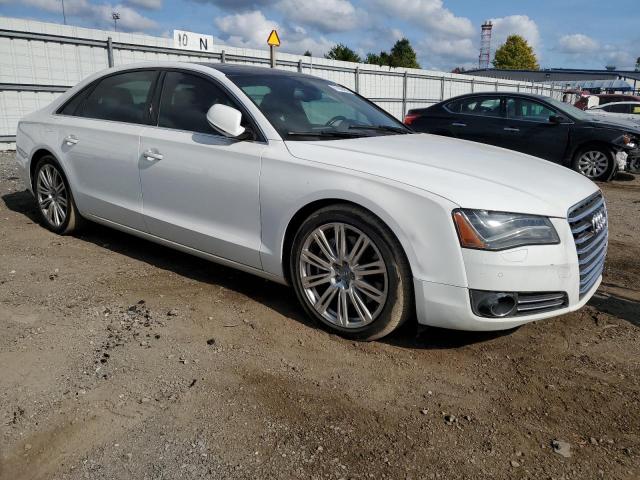 WAURVAFD7CN002082 - 2012 AUDI A8 L QUATTRO WHITE photo 4