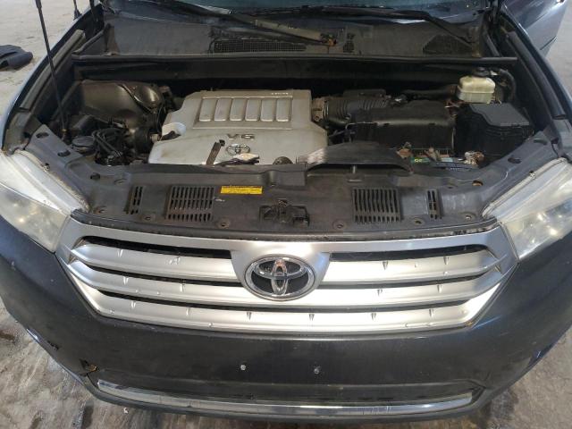 5TDZK3EH1CS059965 - 2012 TOYOTA HIGHLANDER BASE Bleu photo 12