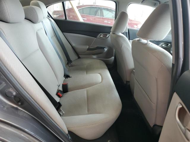 19XFB2F58DE088828 - 2013 HONDA CIVIC LX ნაცრისფერი ფოტო 10