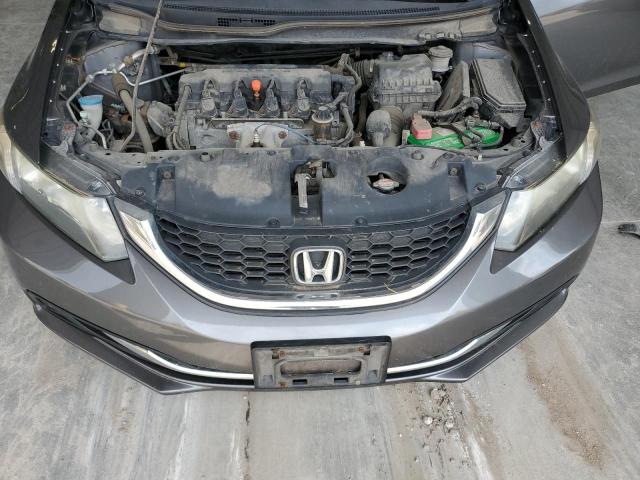 19XFB2F58DE088828 - 2013 HONDA CIVIC LX ნაცრისფერი ფოტო 11