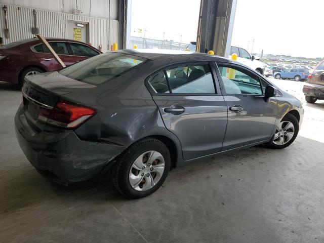 19XFB2F58DE088828 - 2013 HONDA CIVIC LX ნაცრისფერი ფოტო 3