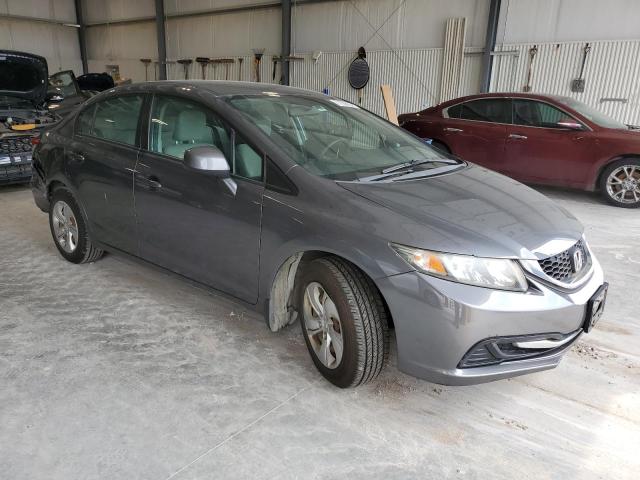 19XFB2F58DE088828 - 2013 HONDA CIVIC LX ნაცრისფერი ფოტო 4