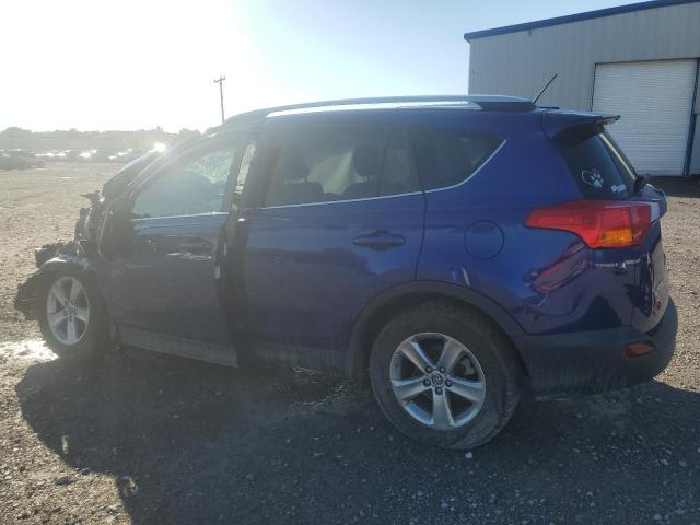 2T3RFREV6FW291137 - 2015 TOYOTA RAV4 XLE BLUE photo 2