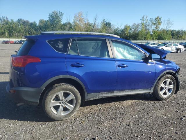 2T3RFREV6FW291137 - 2015 TOYOTA RAV4 XLE BLUE photo 3