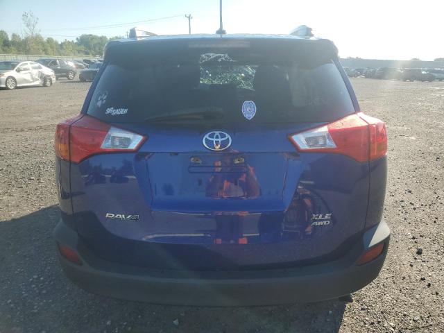 2T3RFREV6FW291137 - 2015 TOYOTA RAV4 XLE BLUE photo 6