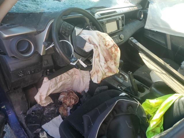 2T3RFREV6FW291137 - 2015 TOYOTA RAV4 XLE BLUE photo 8