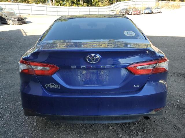 4T1B11HK0JU613615 - 2018 TOYOTA CAMRY L BLUE photo 6