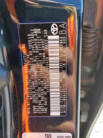 5YFBURHE5JP850408 - 2018 TOYOTA COROLLA L BLUE photo 12