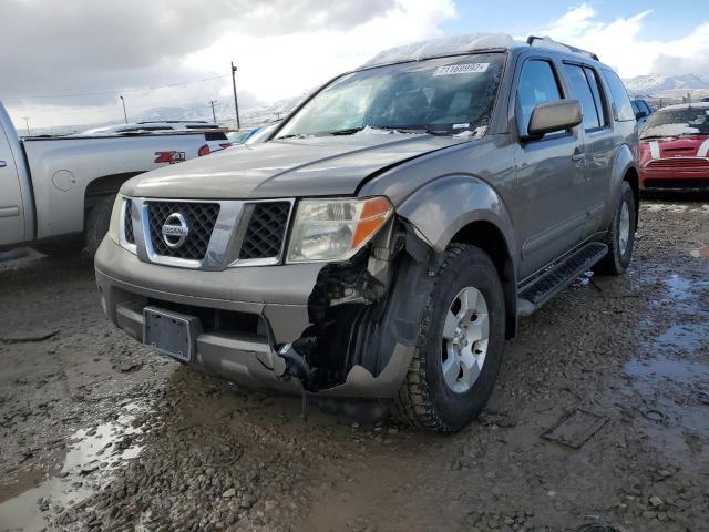 5N1AR18W65C735141 - 2005 NISSAN PATHFINDER LE SILVER photo 1