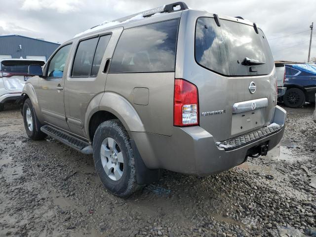 5N1AR18W65C735141 - 2005 NISSAN PATHFINDER LE SILVER photo 2