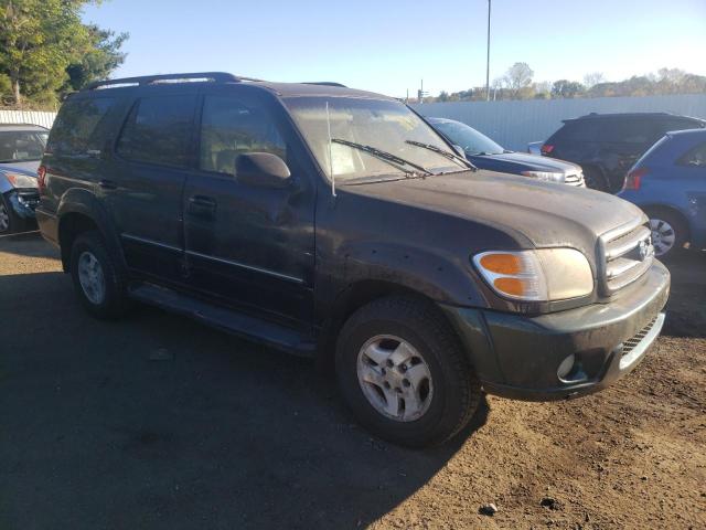 5TDBT48A82S076778 - 2002 TOYOTA SEQUOIA LIMITED BLACK photo 4