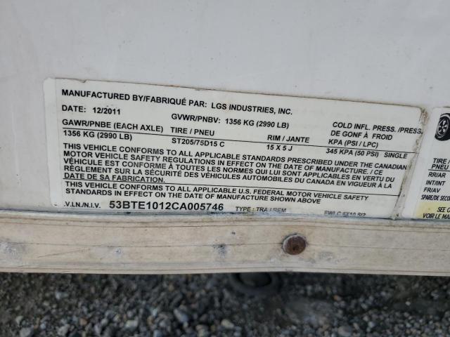 53BTE1012CA005746 - 2012 MISC ENCLOSED Biały zdjęcie 10