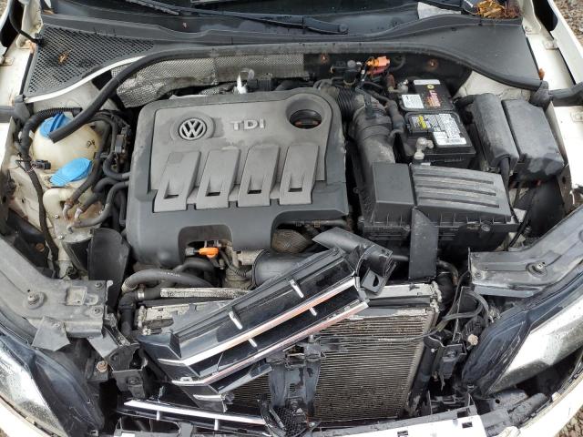 1VWCN7A36CC109997 - 2012 VOLKSWAGEN PASSAT SEL Blanc photo 11