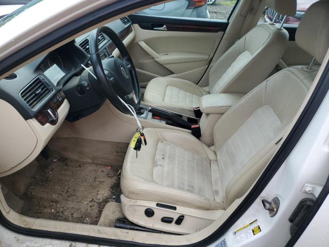 1VWCN7A36CC109997 - 2012 VOLKSWAGEN PASSAT SEL Blanc photo 7